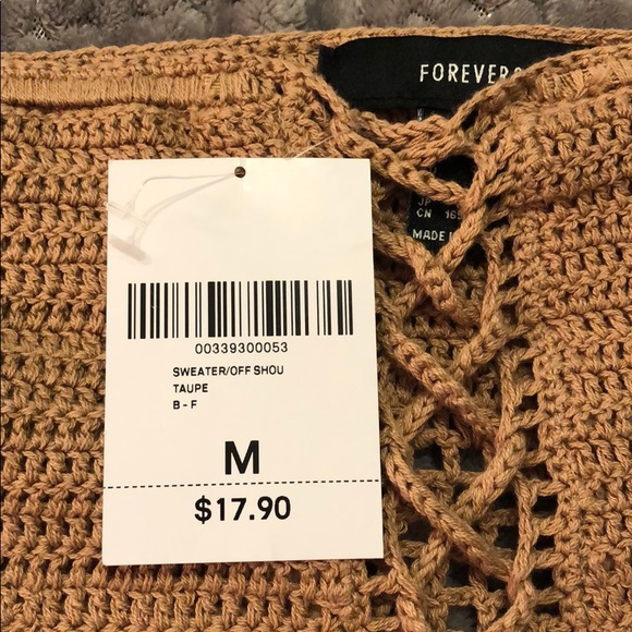 Boho tan crop top - Picture 5 of 5